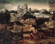 Saint jerome in penitence unknow artist